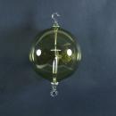 Lichtmühle,grün,klarglas, d 10cm, mit Öse und Haken