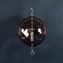 Lichtmühle,violett,klarglas, d 8cm, mit Öse und Haken